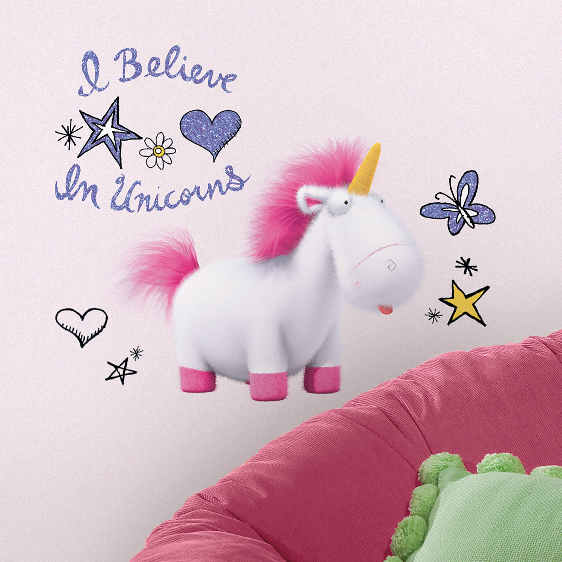 RMK3566GM Despicable Me 3 I Believe in Unicorns Wall Decals