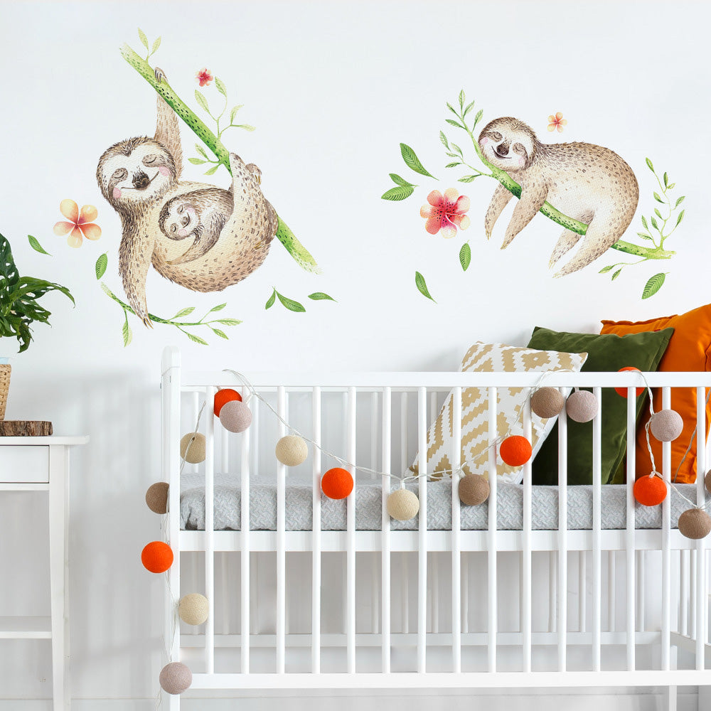 RMK3841GM Lazy Sloth Giant Wall Decals Roommates