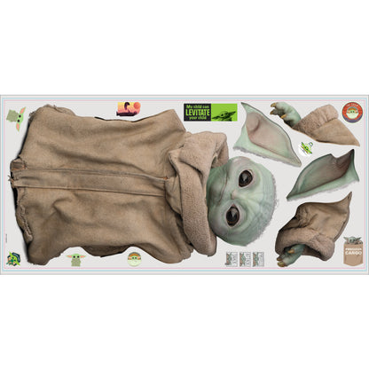 The Mandalorian Baby Yoda Peel & Stick Giant Wall Decals