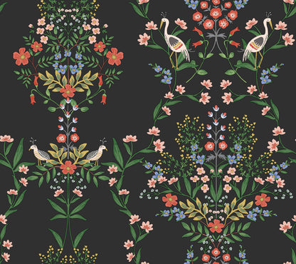 Rifle Paper Co. Second Edition Luxembourg Wallpaper - Black