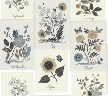 Rifle Paper Co. Second Edition Botanical Prints Wallpaper - SAMPLE