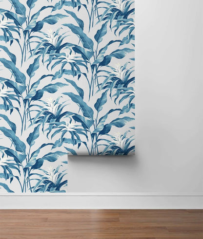 Stacy Garcia Home Palma Peel & Stick Wallpaper - Blue