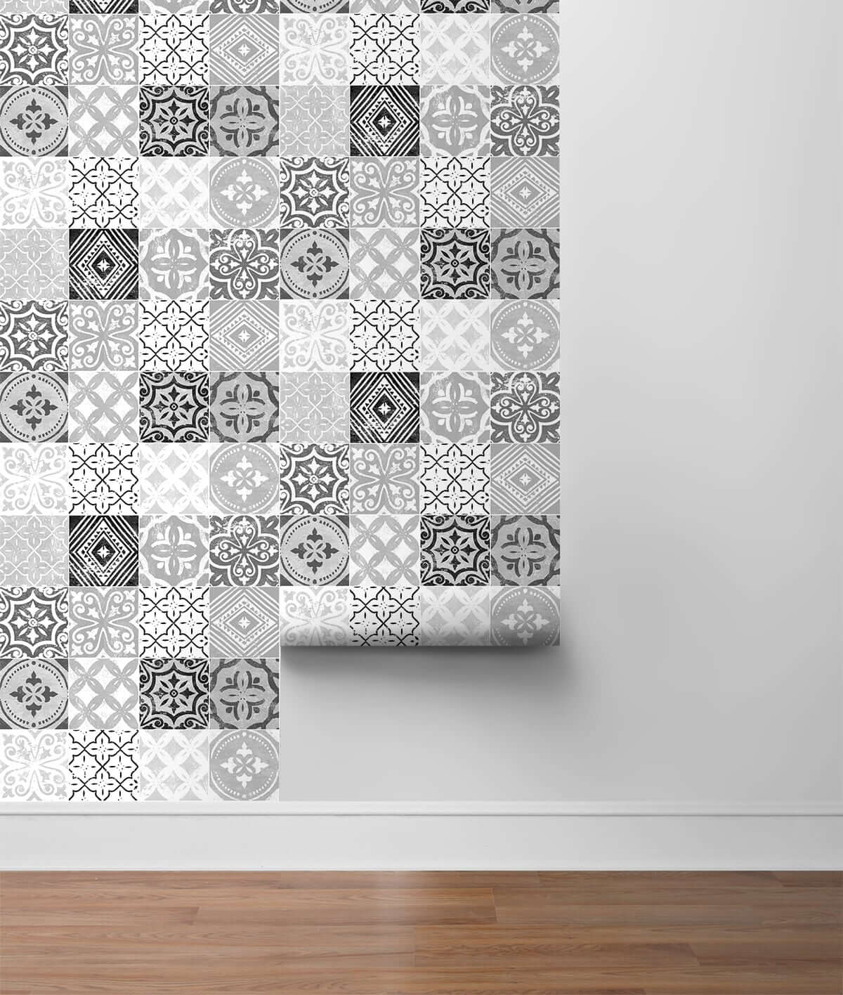 Stacy Garcia Home Tilework Peel & Stick Wallpaper - Grey