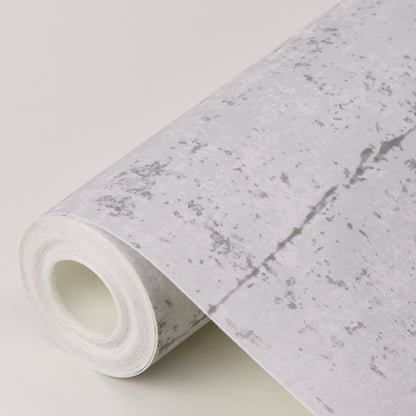 Scott Living NuWallpaper Urban Concrete Peel & Stick Wallpaper - White