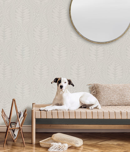 Scott Living Foliate Peel & Stick Wallpaper - Gray