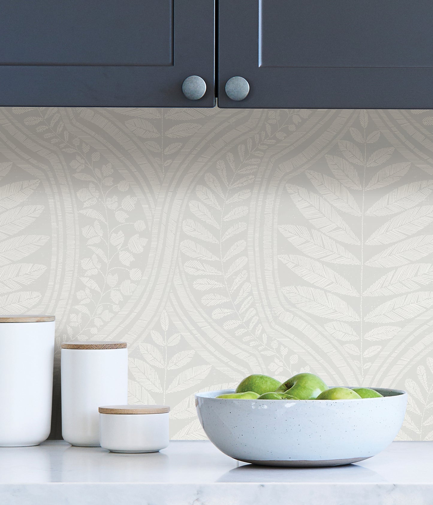 Scott Living Foliate Peel & Stick Wallpaper - Gray