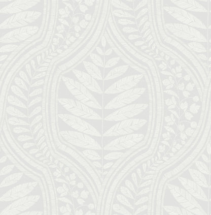 Scott Living Foliate Peel & Stick Wallpaper - Gray