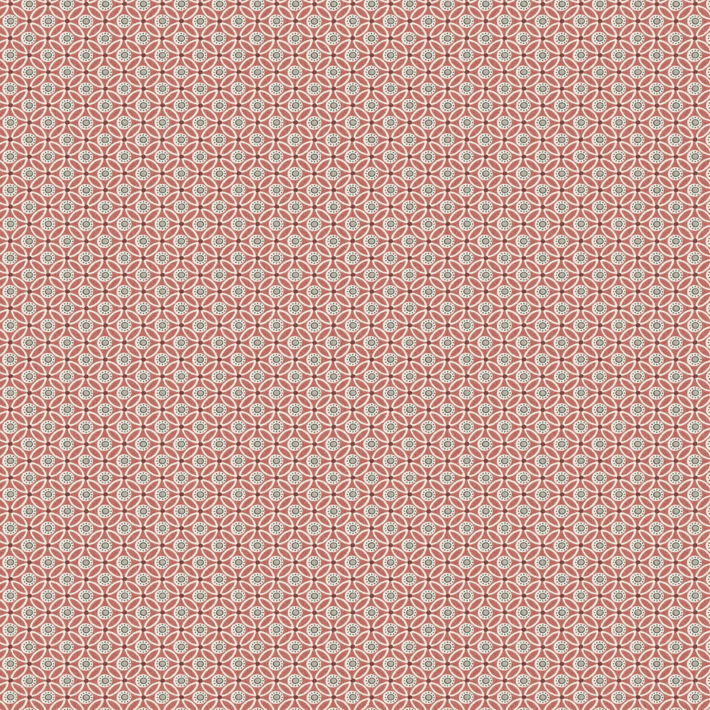 Circle Mosaic Wallpaper - Red