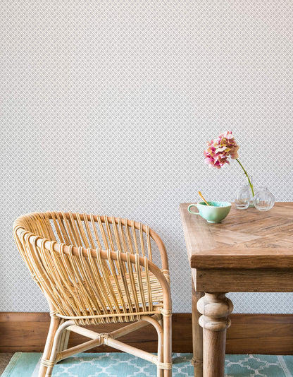 Wicker Weave Wallpaper - Gray