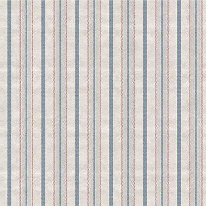SR1553 Stripes Resource Library Shirting Stripe Wallpaper Red/Blue/Glint
