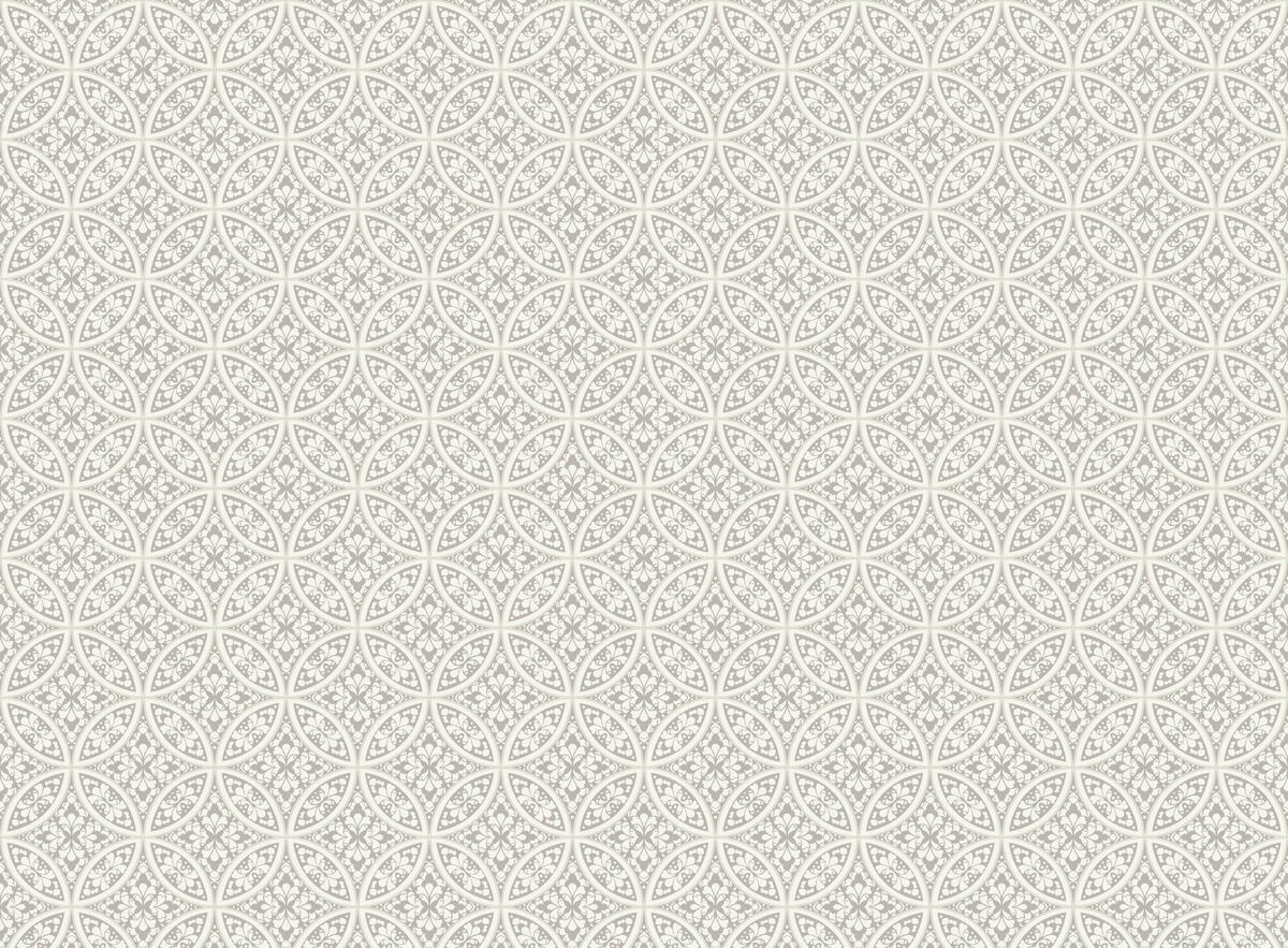 Silhouettes Lacey Circle Geo Wallpaper - SAMPLE