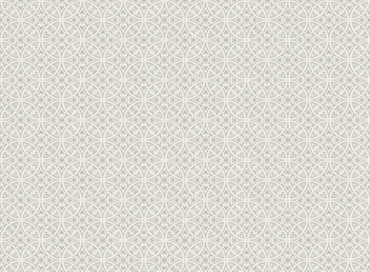 Silhouettes Lacey Circle Geo Wallpaper - Gray