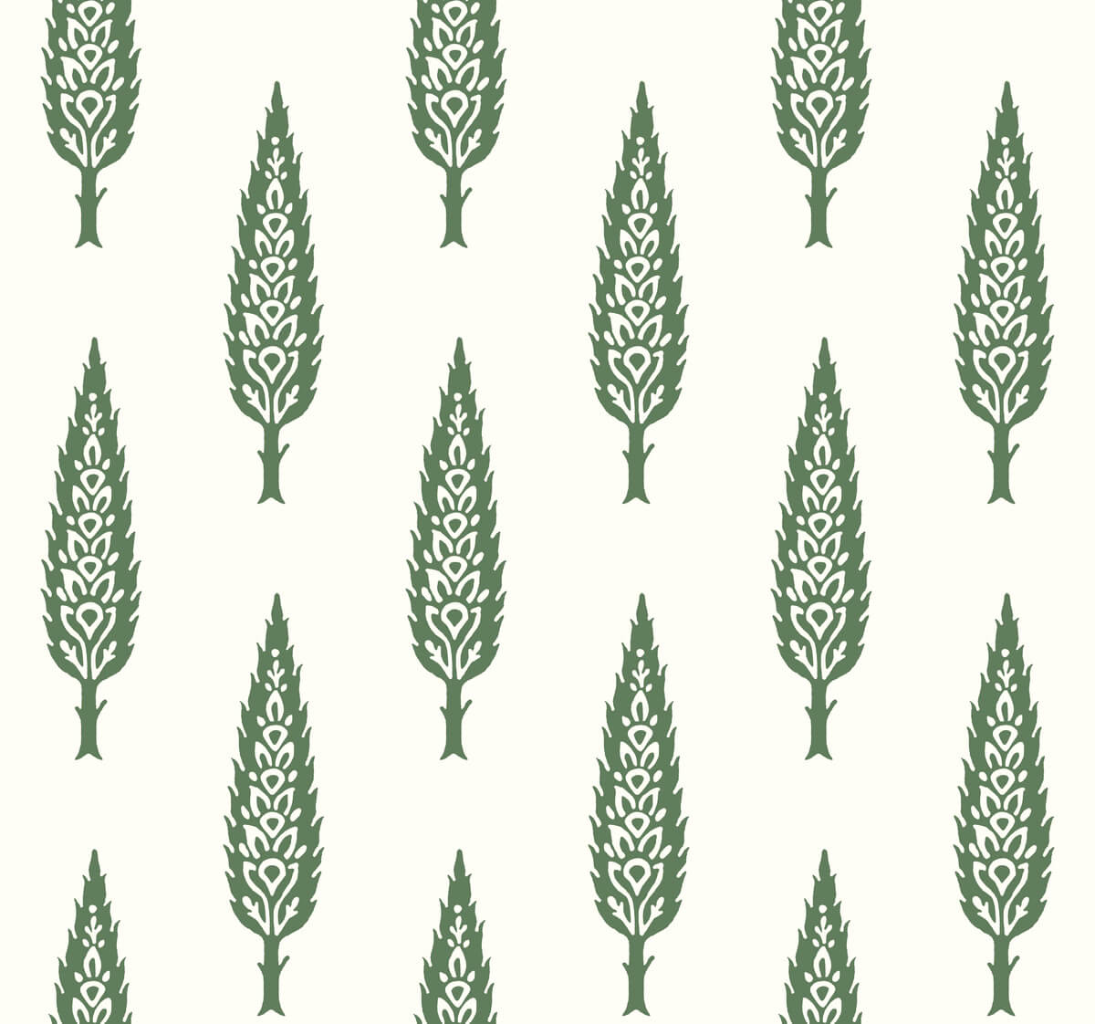 Silhouettes Juniper Tree Wallpaper - SAMPLE