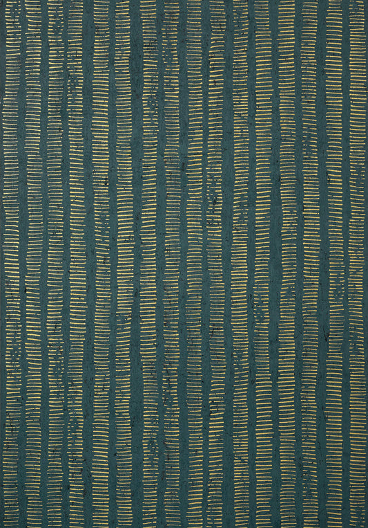 Thibaut Modern Resource 3 Cork Forest Wallpaper - Peacock Blue