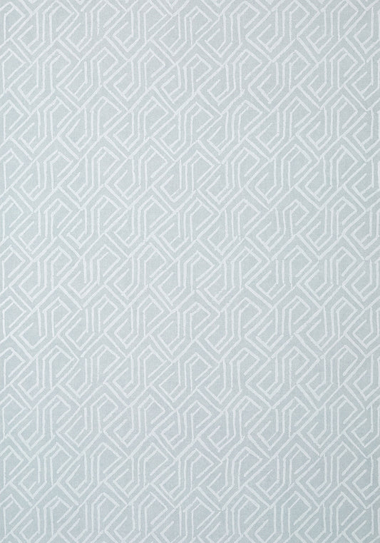 Thibaut Modern Resource 3 Tortona Wallpaper - Spa Blue
