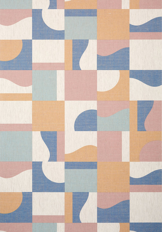 Thibaut Modern Resource 3 Colored Blocks Wallpaper - Multi