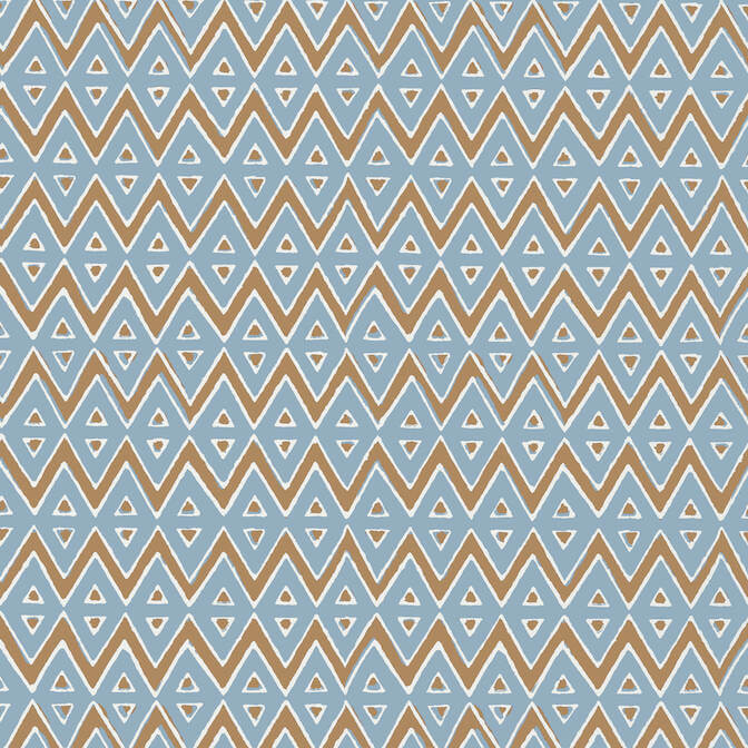 Thibaut Mesa Tiburon Wallpaper - Spa Blue