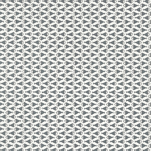 Thibaut Pavilion Pisces Wallpaper - Black & White