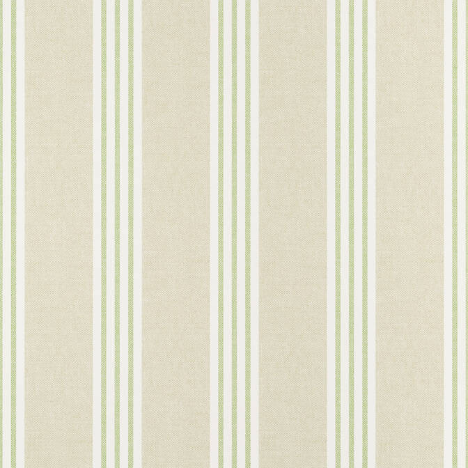 Thibaut Pavilion Canvas Stripe Wallpaper - Green
