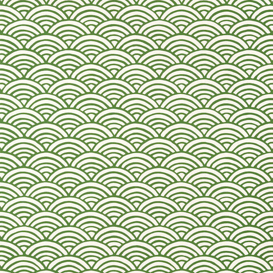 Thibaut Pavilion Maris Wallpaper - Emerald
