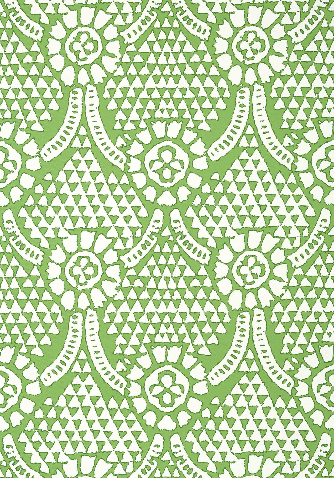 Thibaut Canopy Chamomile Wallpaper - Green
