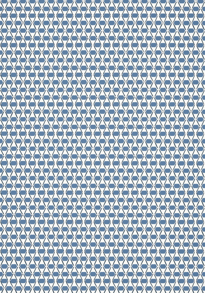 T14326 Thibaut Canopy Denver Wallpaper - Blue – US Wall Decor