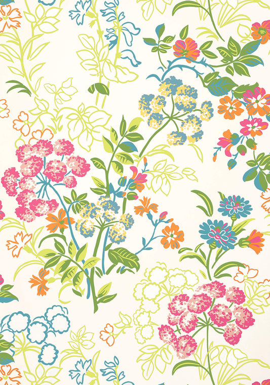 Thibaut Canopy Spring Garden Wallpaper - Cream