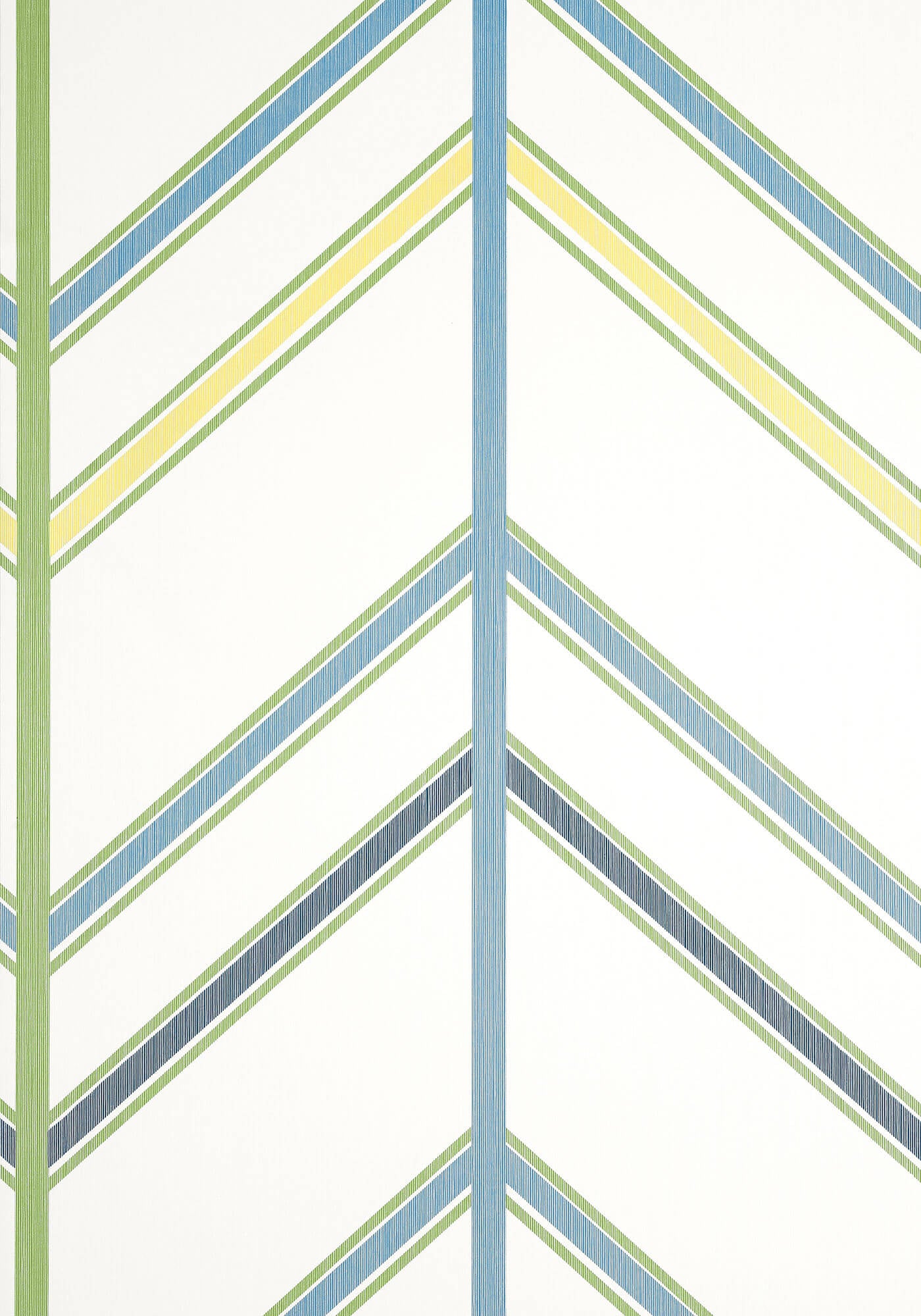 Thibaut Canopy Ventura Wallpaper - Blue & Green