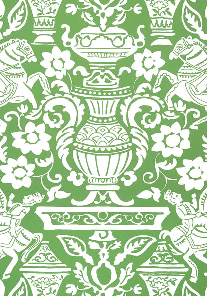 Thibaut Canopy Galway Wallpaper - Green