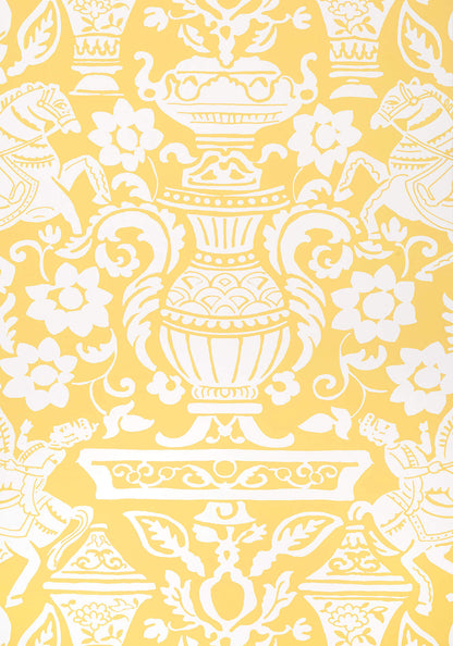 Thibaut Canopy Galway Wallpaper - Yellow