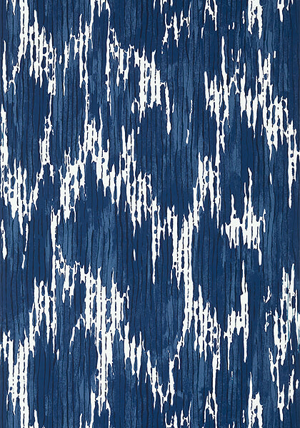 Thibaut Eden Maverick Wallpaper - Navy Blue