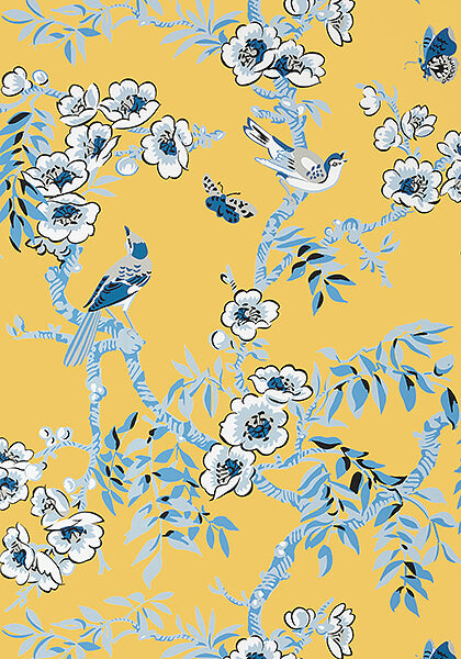 Thibaut Eden Yukio Wallpaper - Yellow