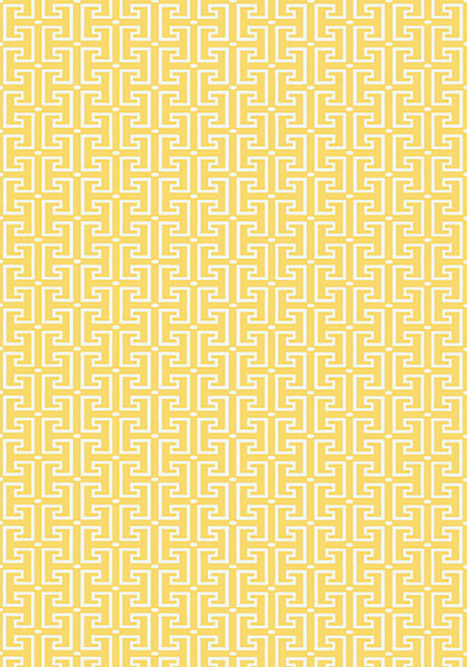 Thibaut Eden T-Square Wallpaper - Yellow