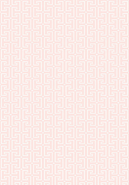 Thibaut Eden T-Square Wallpaper - Light Pink