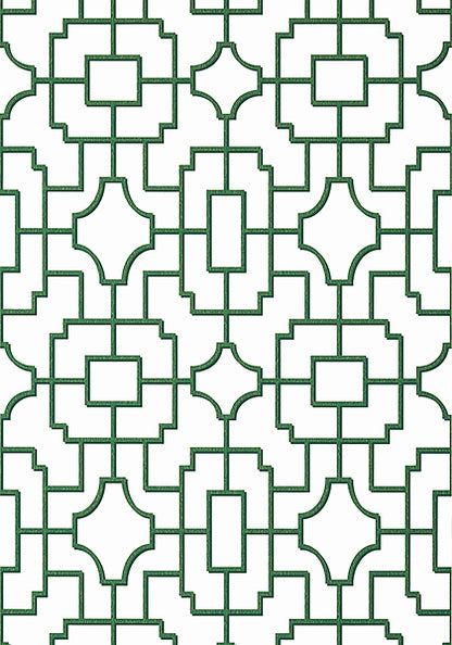 Thibaut Eden Fretwork Wallpaper - SAMPLE