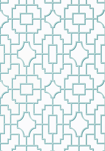 Thibaut Eden Fretwork Wallpaper - SAMPLE