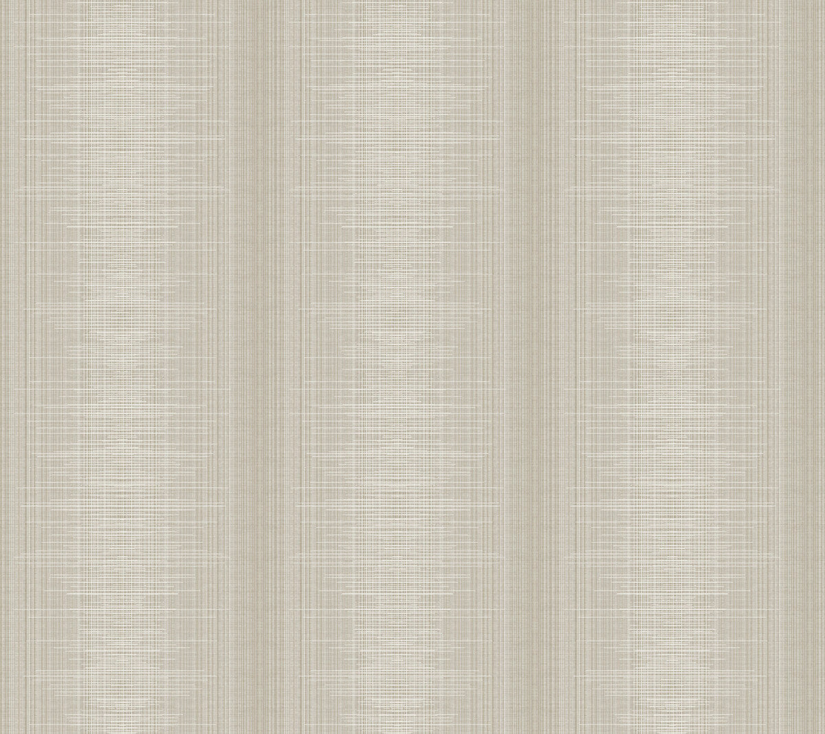Handpainted Traditionals Silk Weave Stripe Wallpaper - Light Brown