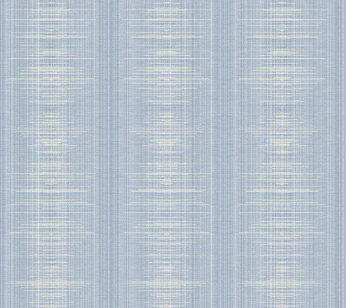 Handpainted Traditionals Silk Weave Stripe Wallpaper - Blue