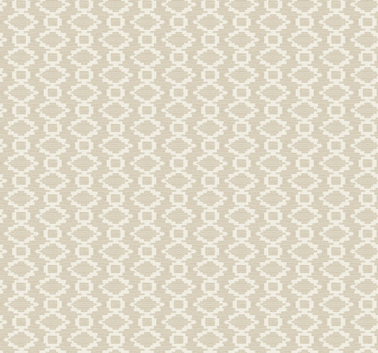 Handpainted Traditionals Canyon Weave Wallpaper - Light Beige