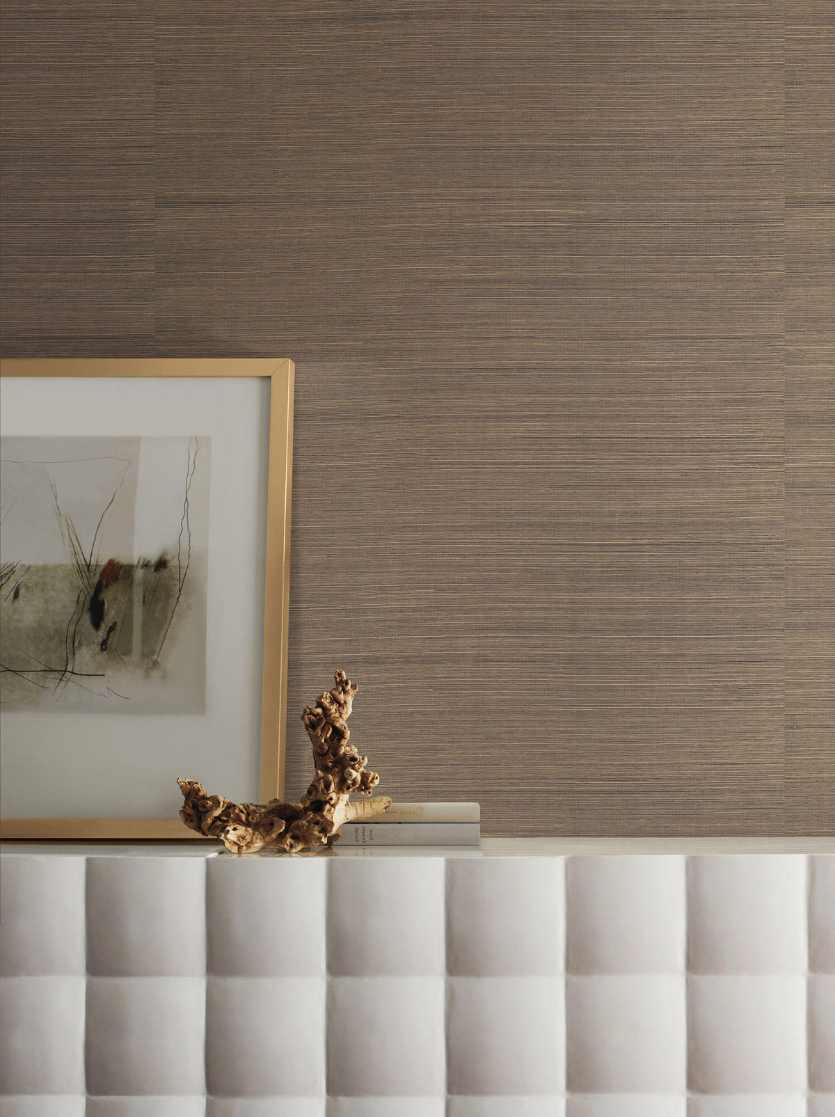 VG4408 Grasscloth Resource Library Multi Grass Wallpaper - Brown ...
