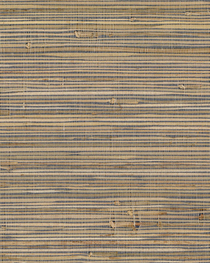 Grasscloth Resource Library Knotted Grass Wallpaper - Blue & Brown