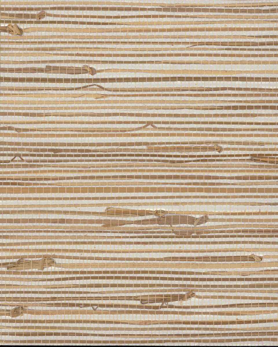 Grasscloth Resource Library River Grass Wallpaper - Beige/Metallic