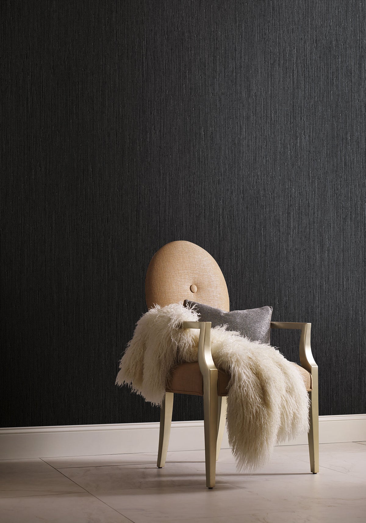 Black Grasscloth Wallpaper Interior Design Veer Decor Rafia Grasscloth
