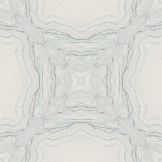 Y6230604 Stone Kaleidoscope Wallpaper Antonina Vella Blue