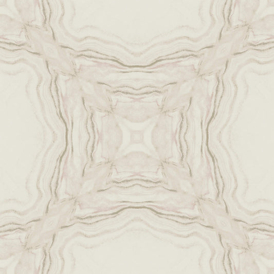 Y6230605 Stone Kaleidoscope Wallpaper Antonina Vella Soft Pink