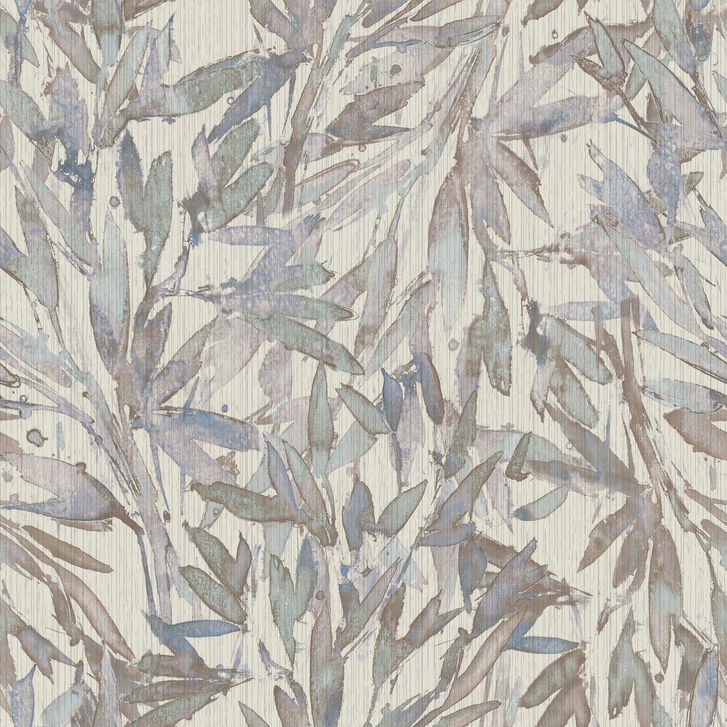 Y6230703 Rainforest Leaves Wallpaper Antonina Vella Lavender Light Blue