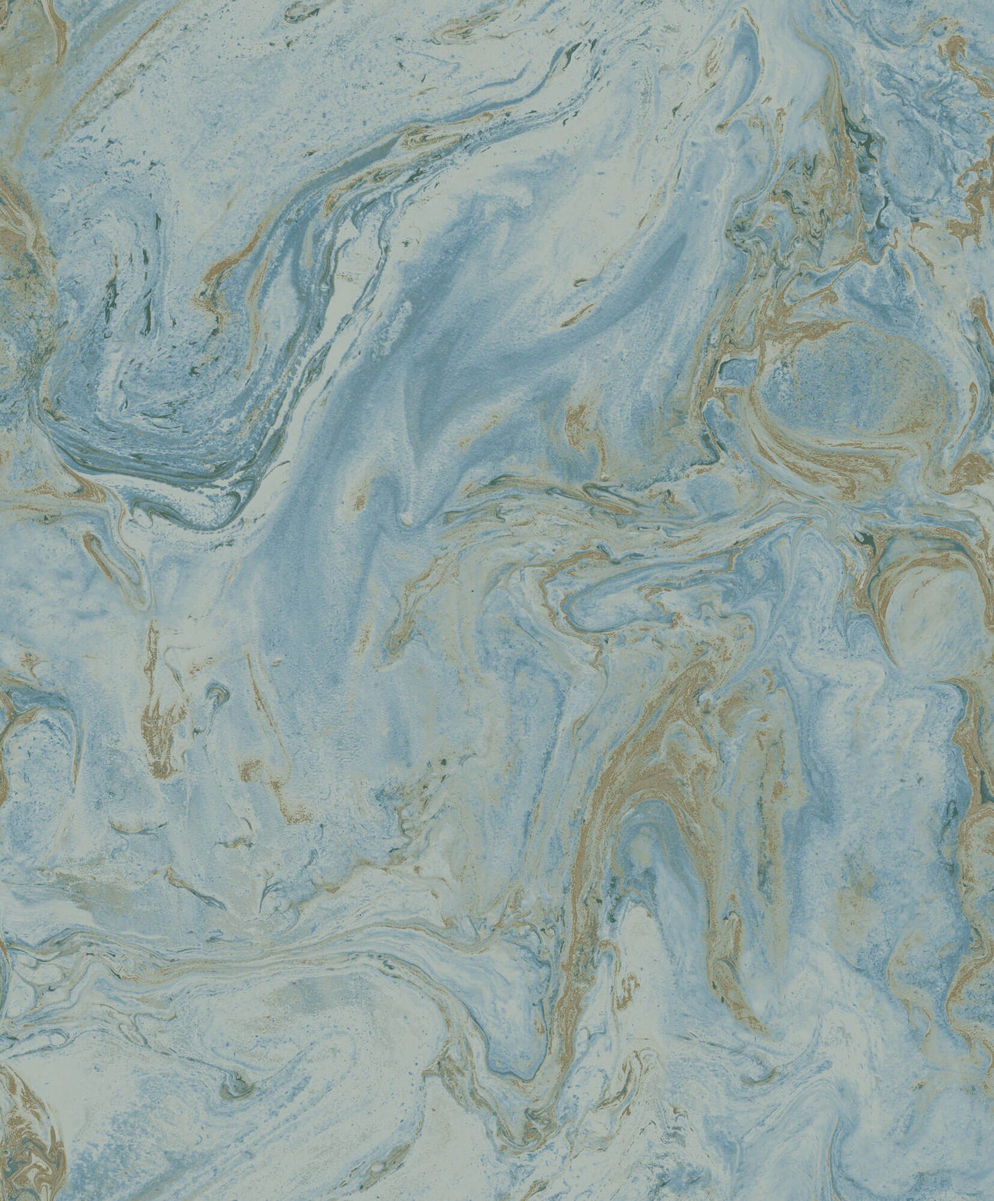 Y6231206 Oil Marble Wallpaper Antonina Vella Bright Blue Gold