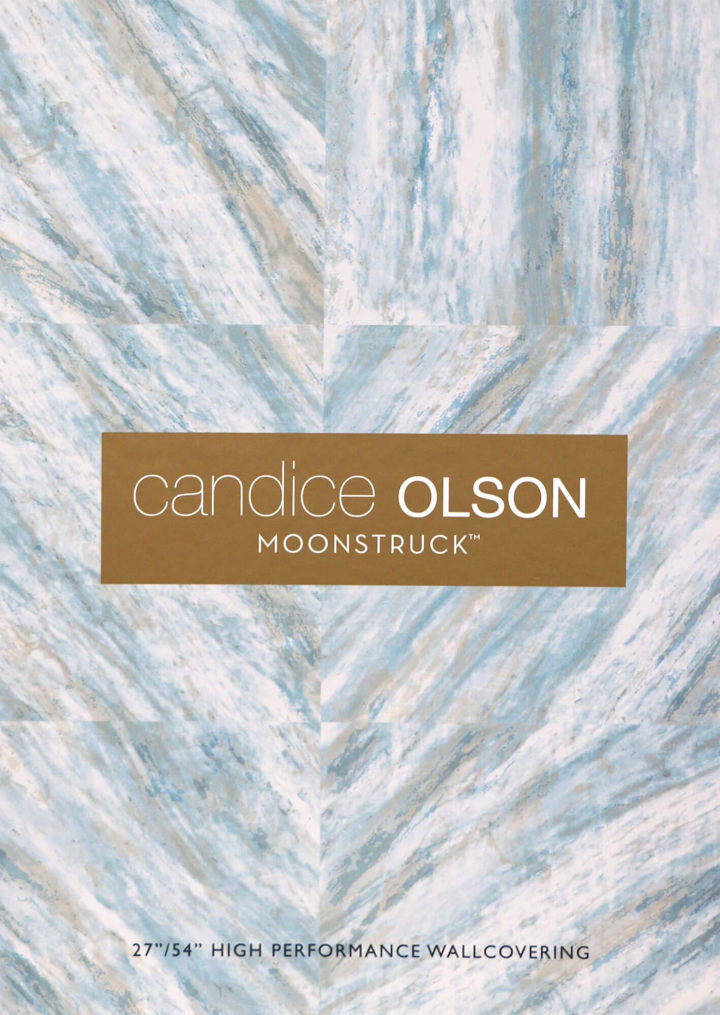 54" Candice Olson Moonstruck Cosmos Wallpaper - Beige