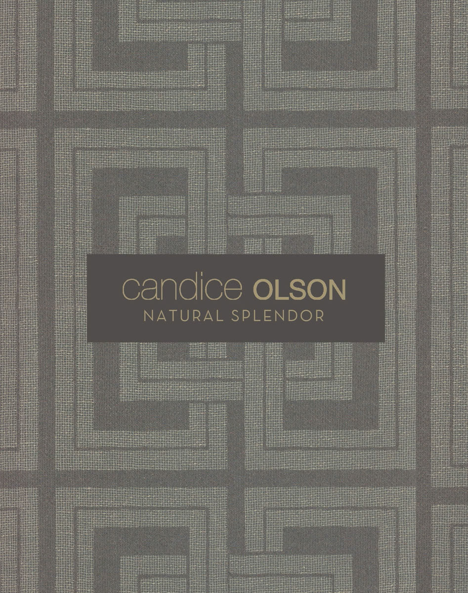 Candice Olson Natural Splendor Marquise Wallpaper - Indigo