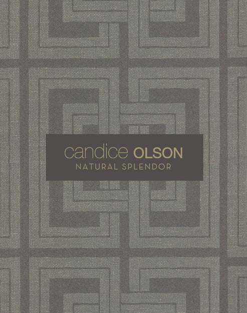 DL2903 Candice Olson Marquise Wallpaper - Indigo – US Wall Decor